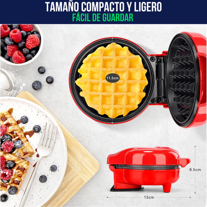 Mini Wafelmaker | Elektrische Wafelijzer voor Thuisgebruik