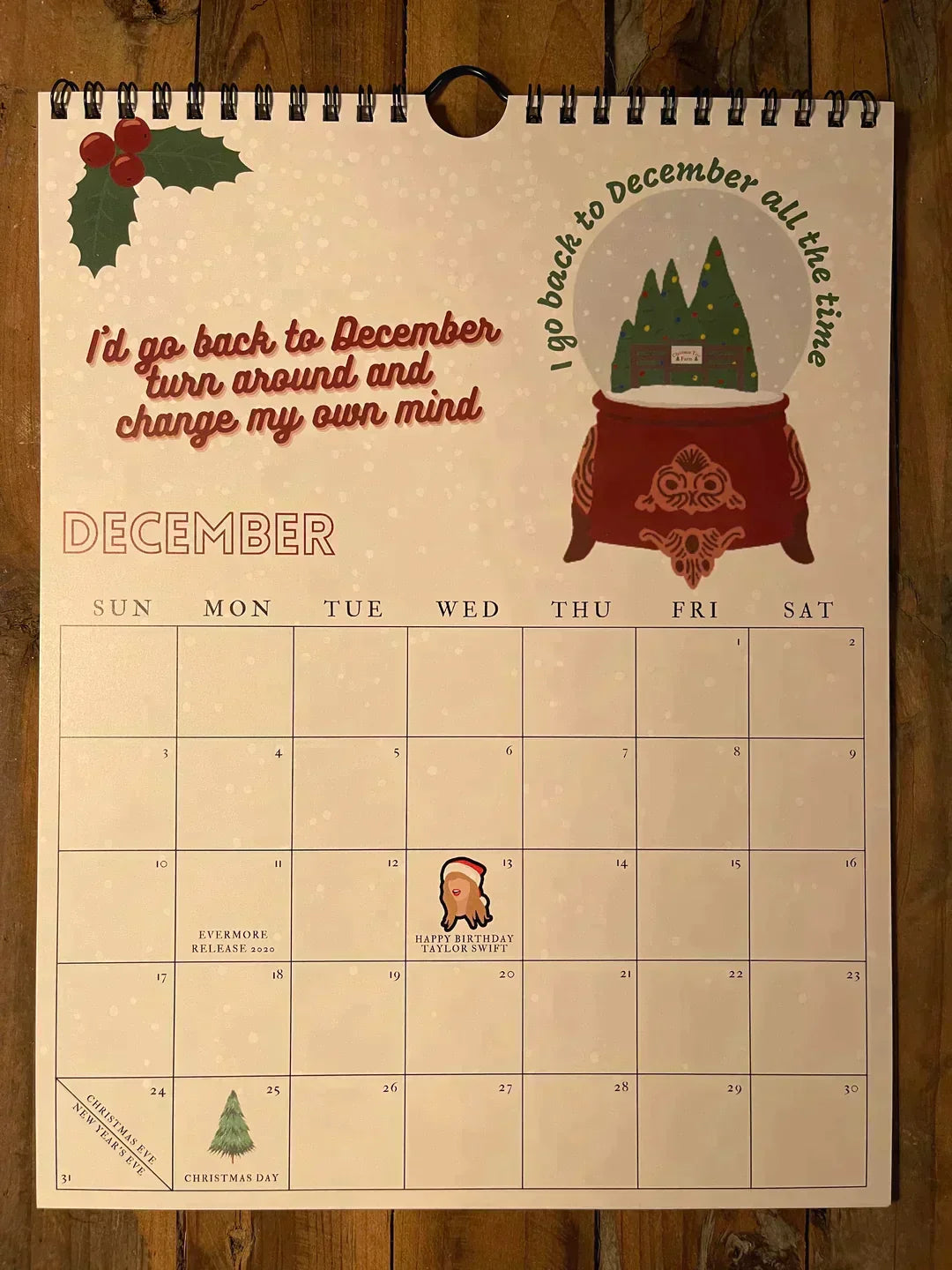 Taylor Swift Officiele Kalender 2024 - Velinix