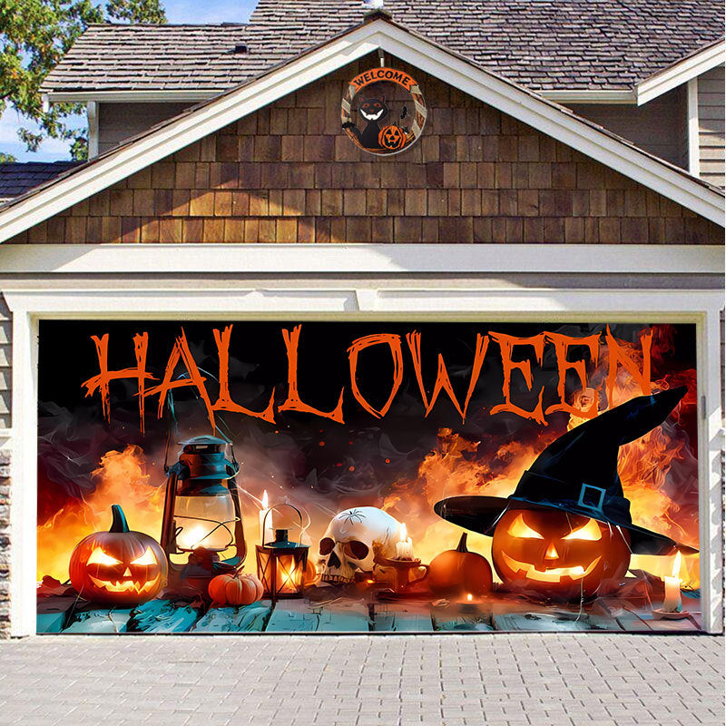 Halloween Garagedeur Shade Spookachtig Decoratie