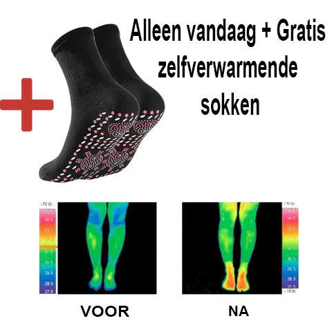 Verwarmde Vest Waterdicht Unisex met Gratis Zelfverwarmende Sokken