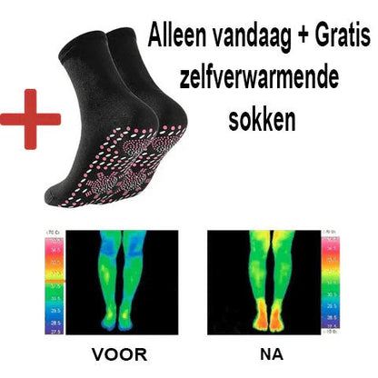 Verwarmde Vest Waterdicht Unisex met Gratis Zelfverwarmende Sokken