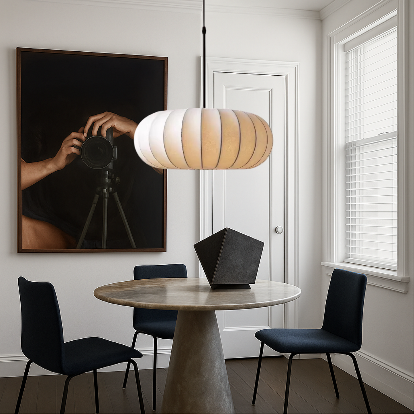 Zijden Hanglamp E27 Pendellamp Moderne Sfeerlamp