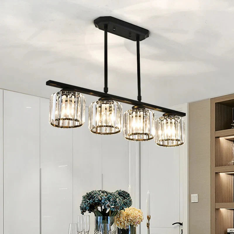 Hanglamp Met Meerdere Lichtpunten van Glas in Nordische Stijl