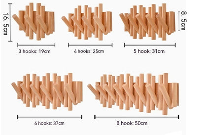 Moderne Kapstok Houten Design voor Kleding en Accessoires