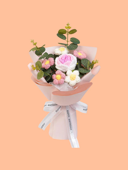 Handgemaakte Haakbloemen Collectie voor Huisdecoratie