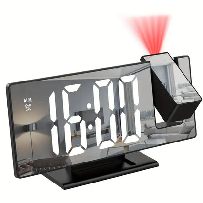 LED Wekker 180° Verstelbaar met Snooze en Temperatuurweergave