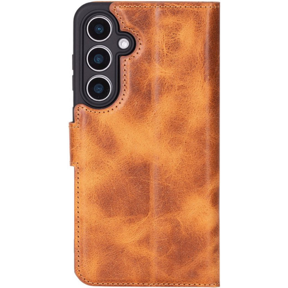 Telefoonhoesje Leer met Pasjeshouder en Kickstand
