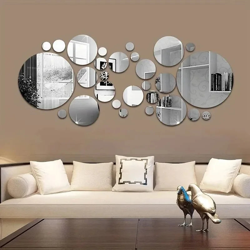 Unieke 3D Spiegel Wanddecoratie Modern Design - Velinix