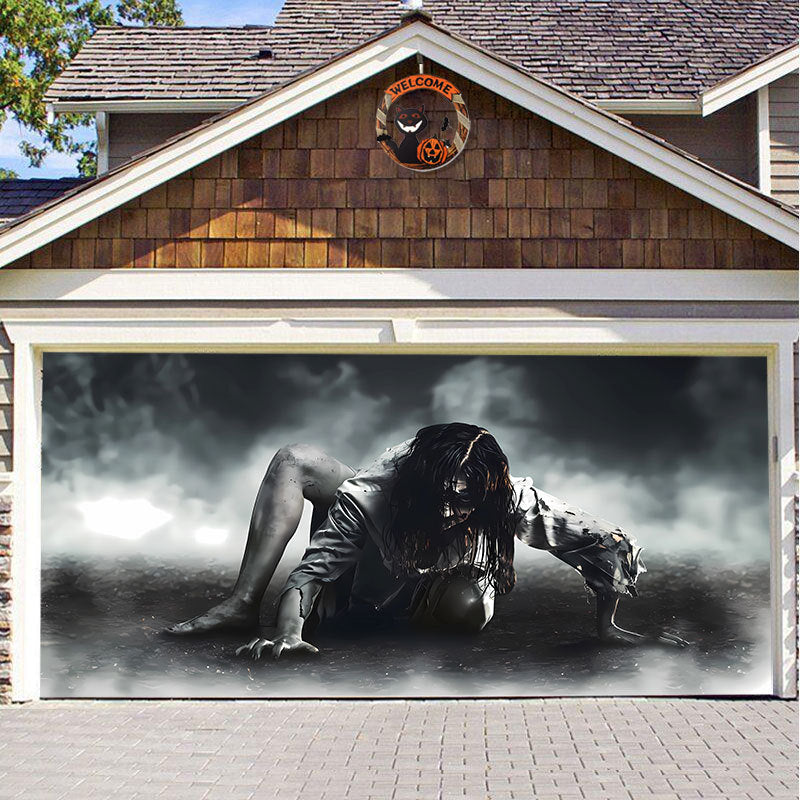Halloween Garagedeur Shade Spookachtig Decoratie