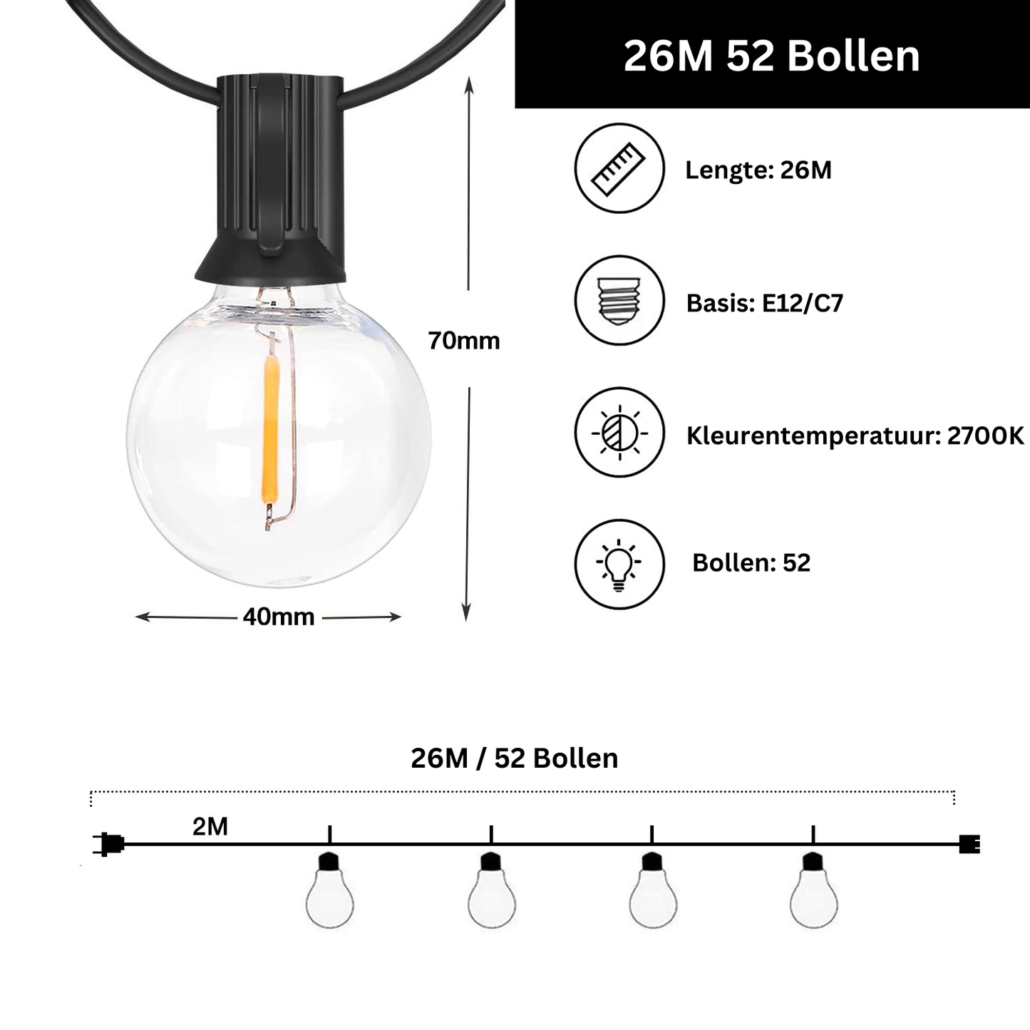 LED Buiten Hanglampen – Elegante Tuinverlichting voor Buiten