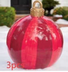 Kerstbal Buiten Decoratie 60cm Weerbestendig PVC