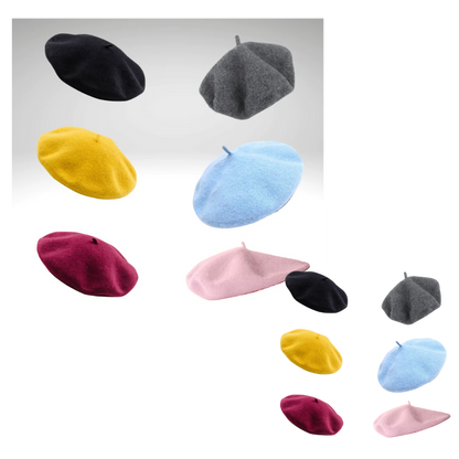 Dames Beret Klassiek Wol Warm