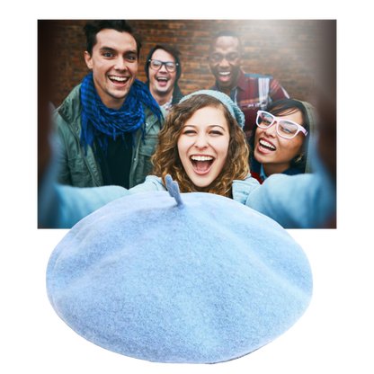Dames Beret Klassiek Wol Warm