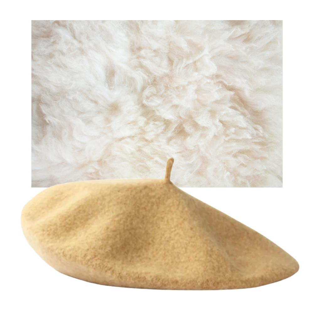 Dames Beret Klassiek Wol Warm