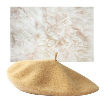 Dames Beret Klassiek Wol Warm