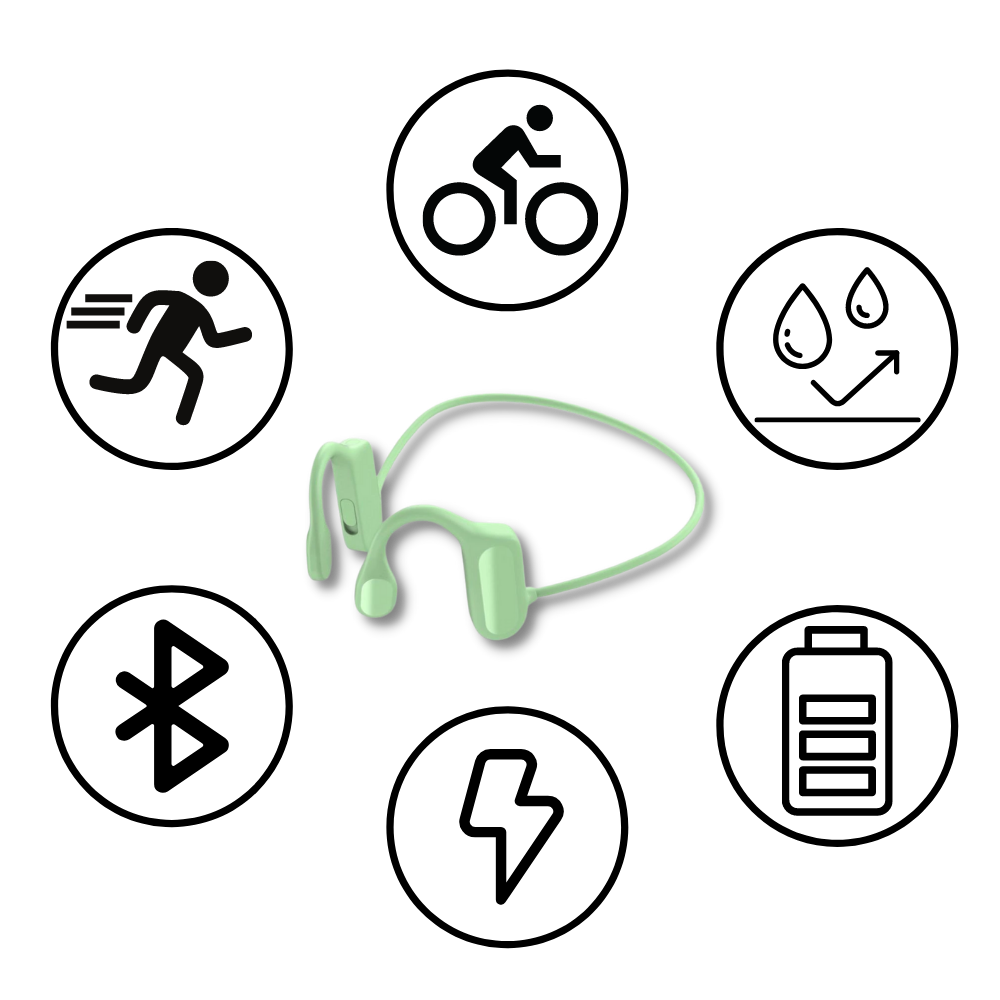 Wireless Hoofdtelefoon met Microfoon
