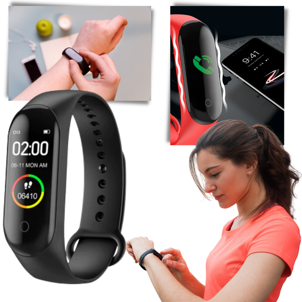 Fitness Armband met Slaap- en Activiteitstracking - Velinix