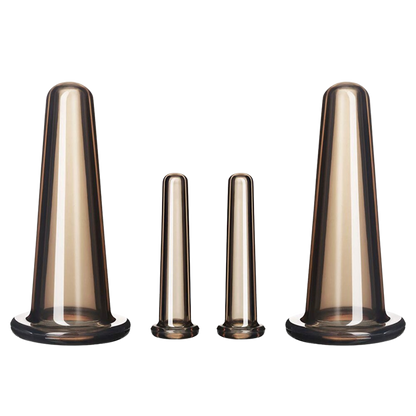 Siliconen Cupping Bekers voor Gezichtsmassage Set van 4