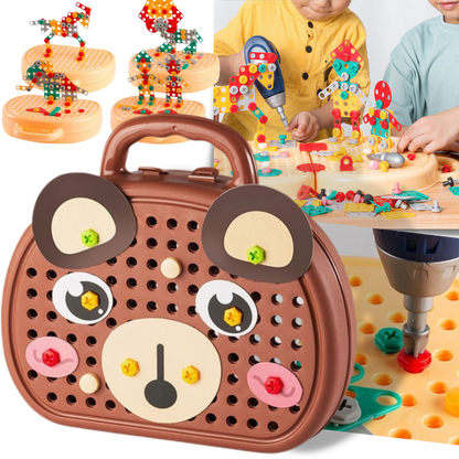 Puzzel Speelgoed voor Kinderen met Boor en Accessoires - Velinix
