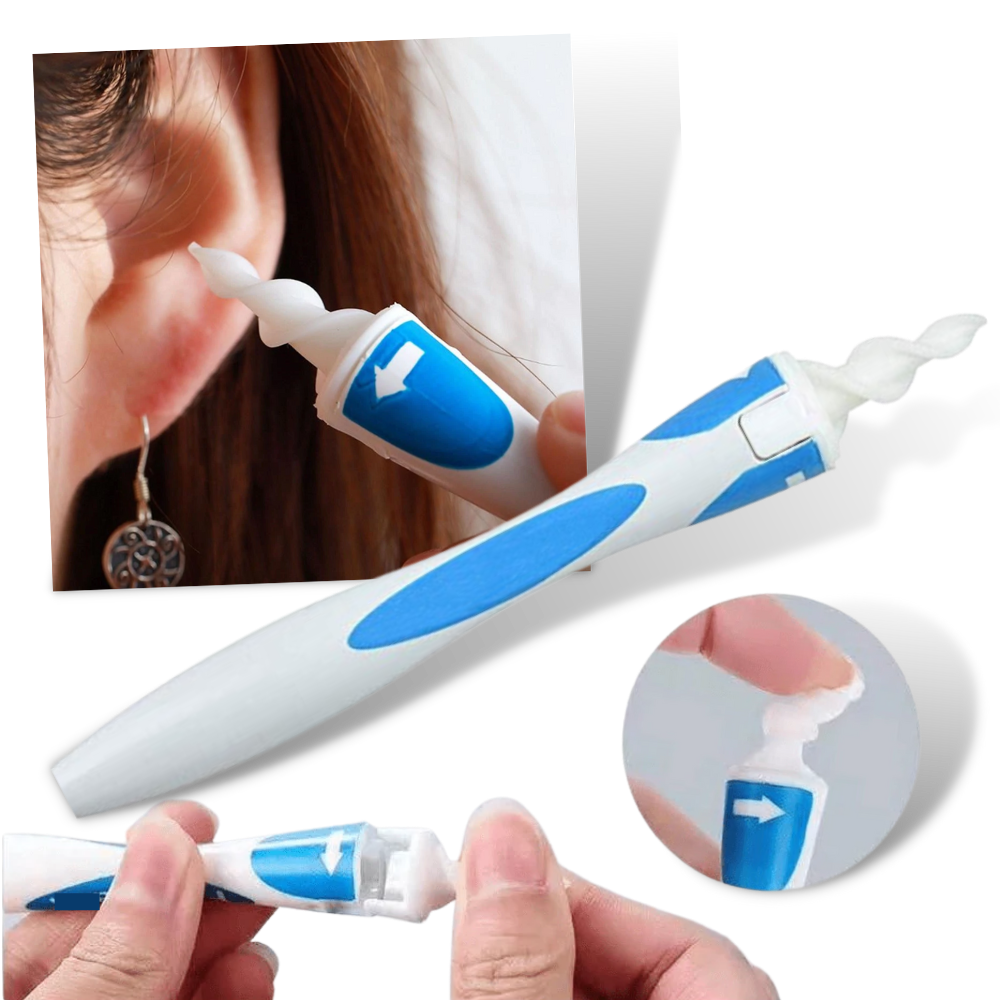 Oorreiniger Siliconen Spiraal Hygiënisch - Velinix