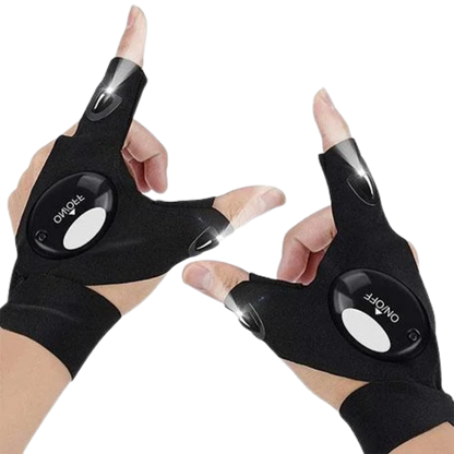 Waterdichte LED-handschoenen voor Fietsen en Hardlopen