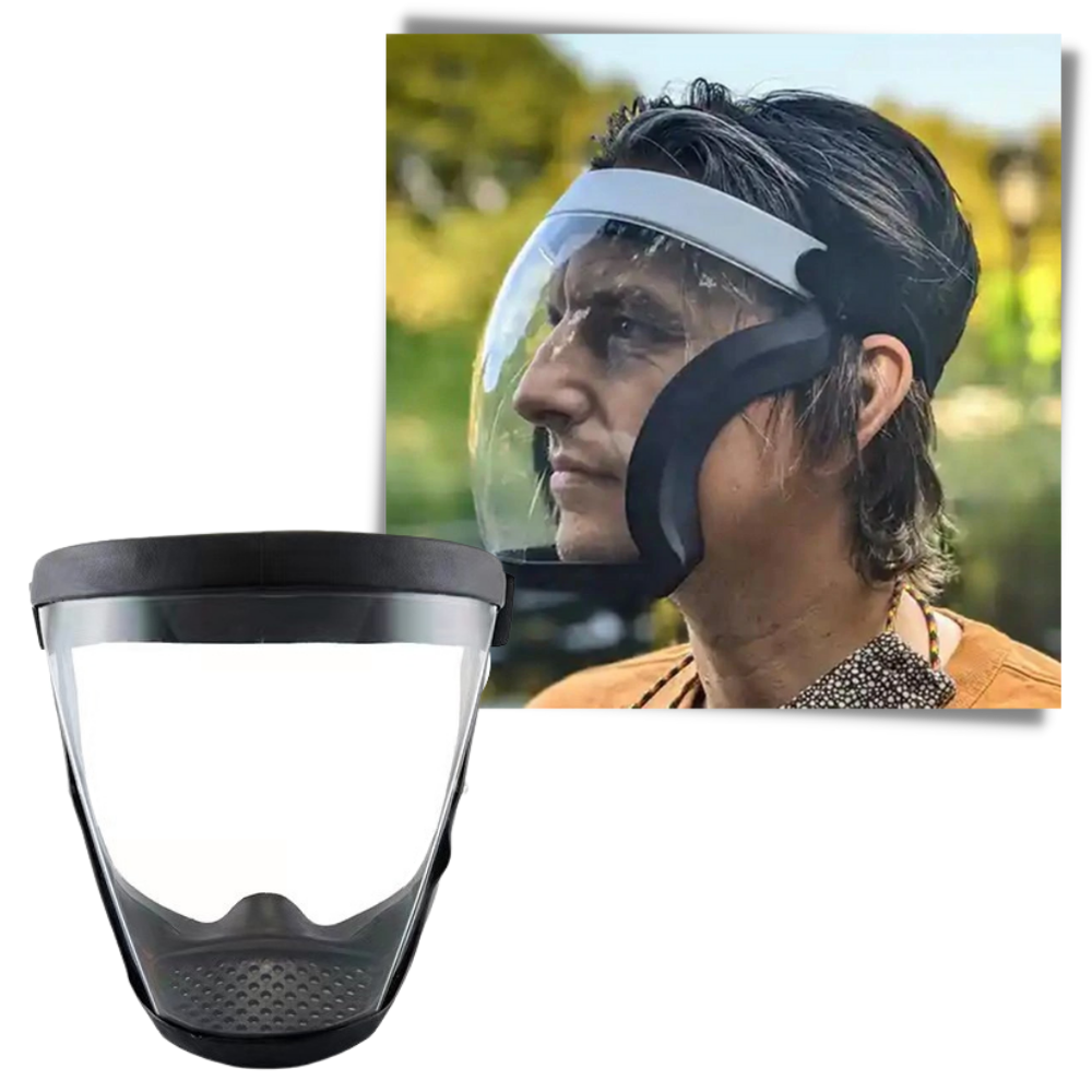 Transparante Gezichtsmasker Beschermhelmet Volledig Beschermend