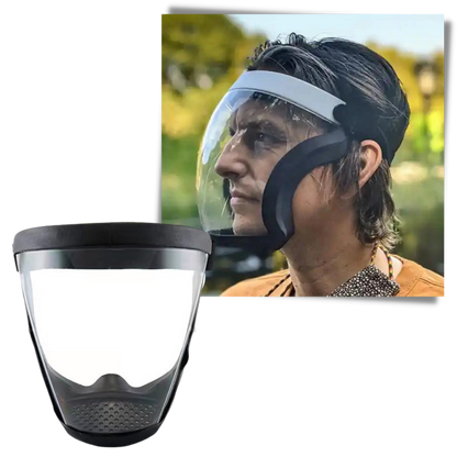 Transparante Gezichtsmasker Beschermhelmet Volledig Beschermend