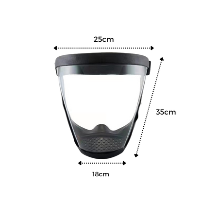 Transparante Gezichtsmasker Beschermhelmet Volledig Beschermend