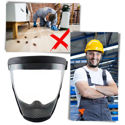 Transparante Gezichtsmasker Beschermhelmet Volledig Beschermend