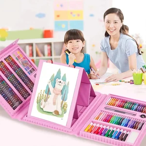 Kunstset 208 Delen Voor Kinderen Creatief Kleuren