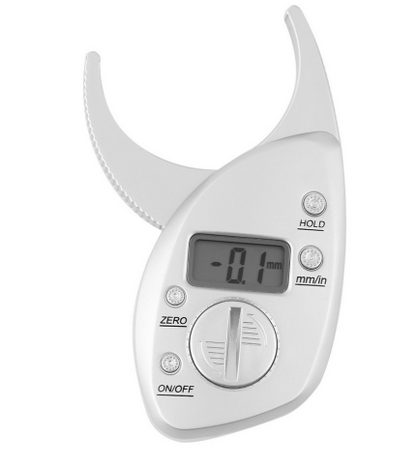 Lichaamsvetmeter met Huidplooimeter en LCD-Display