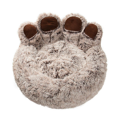 Ronde Hondenmand Groot Pluche Luxe Huisdierbed