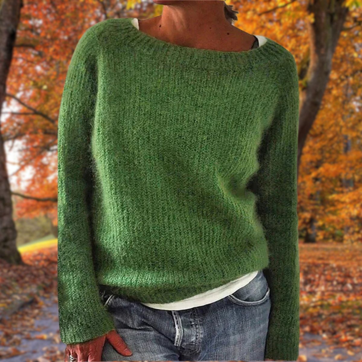 Dames Trui Merinowol Zachte Herfsttrui Warm - Velinix
