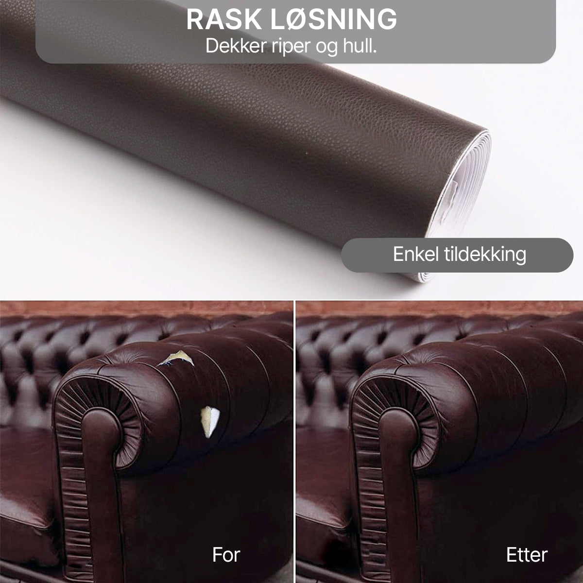 Leren Patch Zelfklevend PU Leer Reparatie