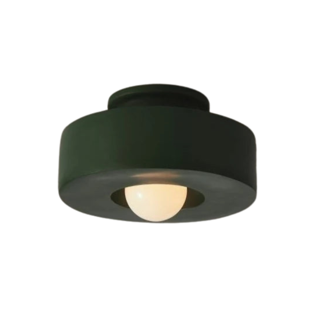 Witte Plafondlamp Scandinavisch Design 30 cm Modern