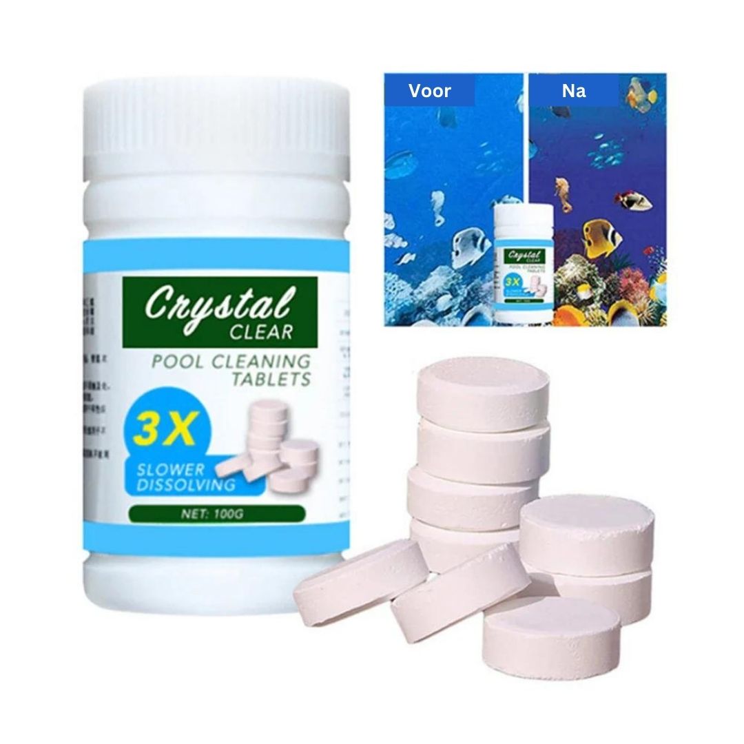 Whirlpool Tabletten voor helder water, 100 stuks - Velinix