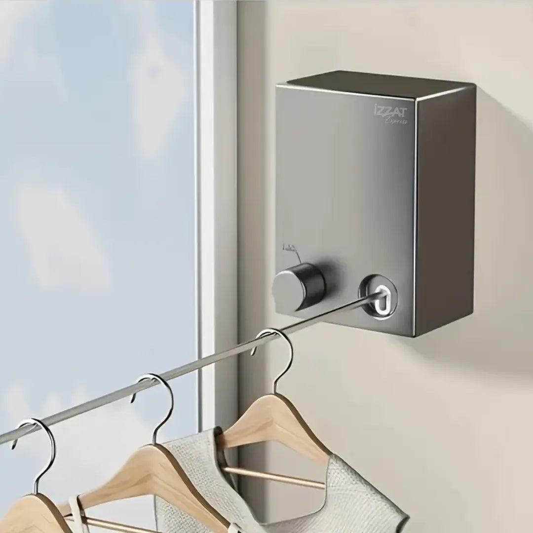 Ingebouwd Droogrek Staal Retractable en Ruimtebesparend