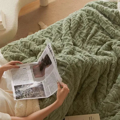Zachte Fleece Deken Warm voor Bank en Bed