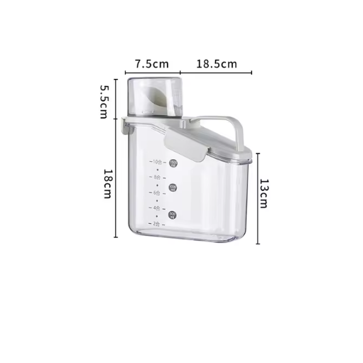 Graanopslag Dispenser Voedselveilig Transparant