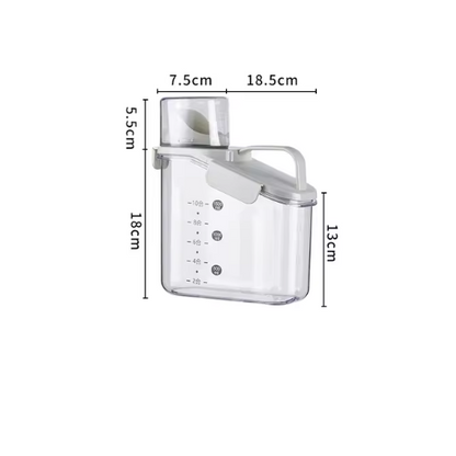 Graanopslag Dispenser Voedselveilig Transparant