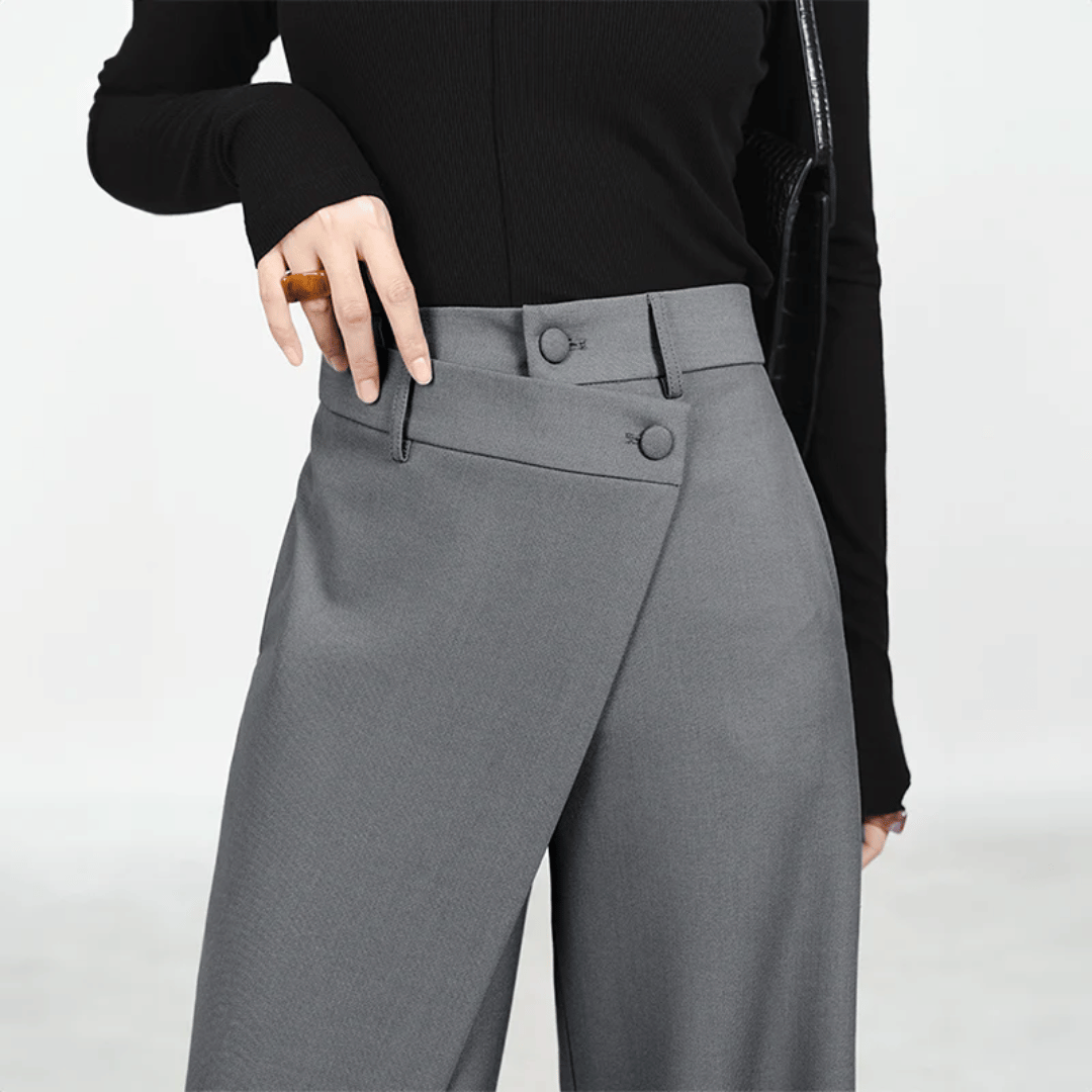 Wijde Broek Asymmetrisch Luxe Model voor Vrouw