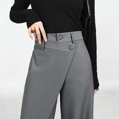 Wijde Broek Asymmetrisch Luxe Model voor Vrouw