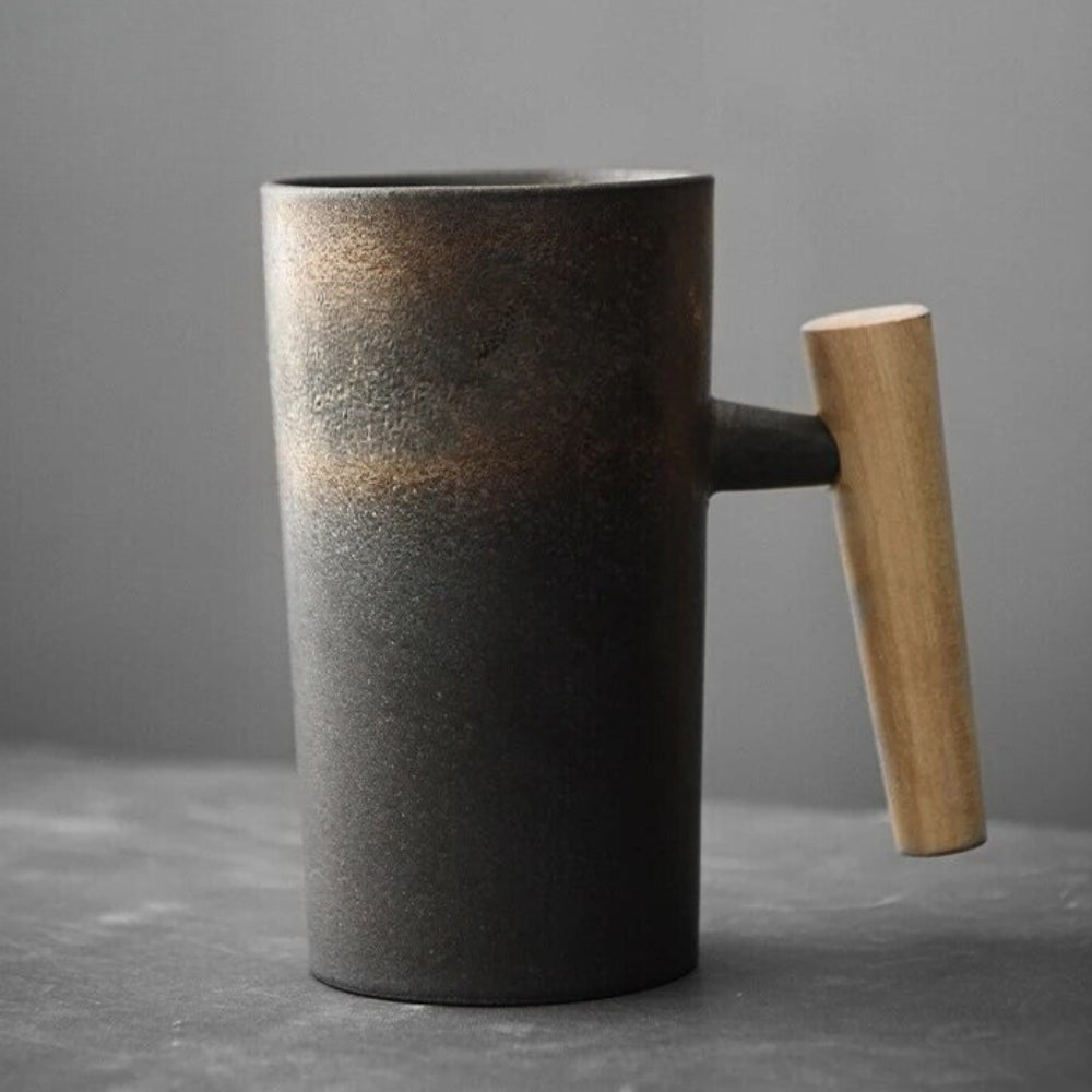 Keramische Koffiekoppen met Natuurlijke Ontwerpen