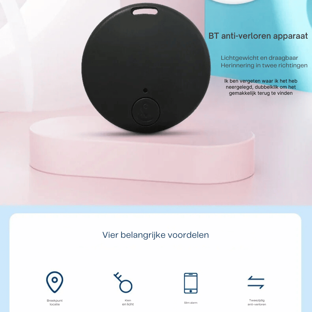 Mini GPS Tracker Set van 3 voor Auto en Sleutels