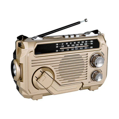 Noodradio met Powerbank - Draagbare Radio met Oplaadbaar Batterij