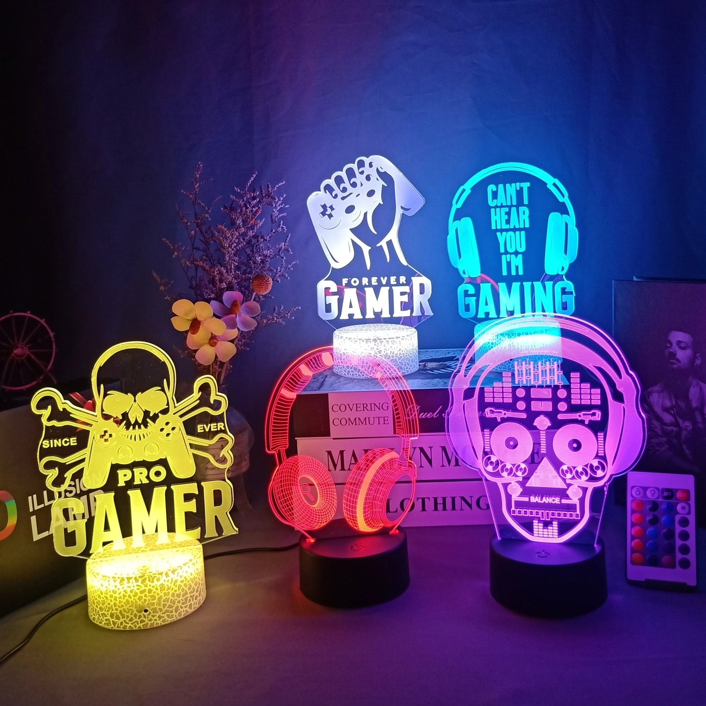 Gamer Lamp met 3D LED Verlichting voor Een Ultieme Game Ervaring
