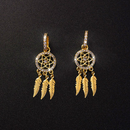 Gouden Oorbellen 14K Elegante Verfijning
