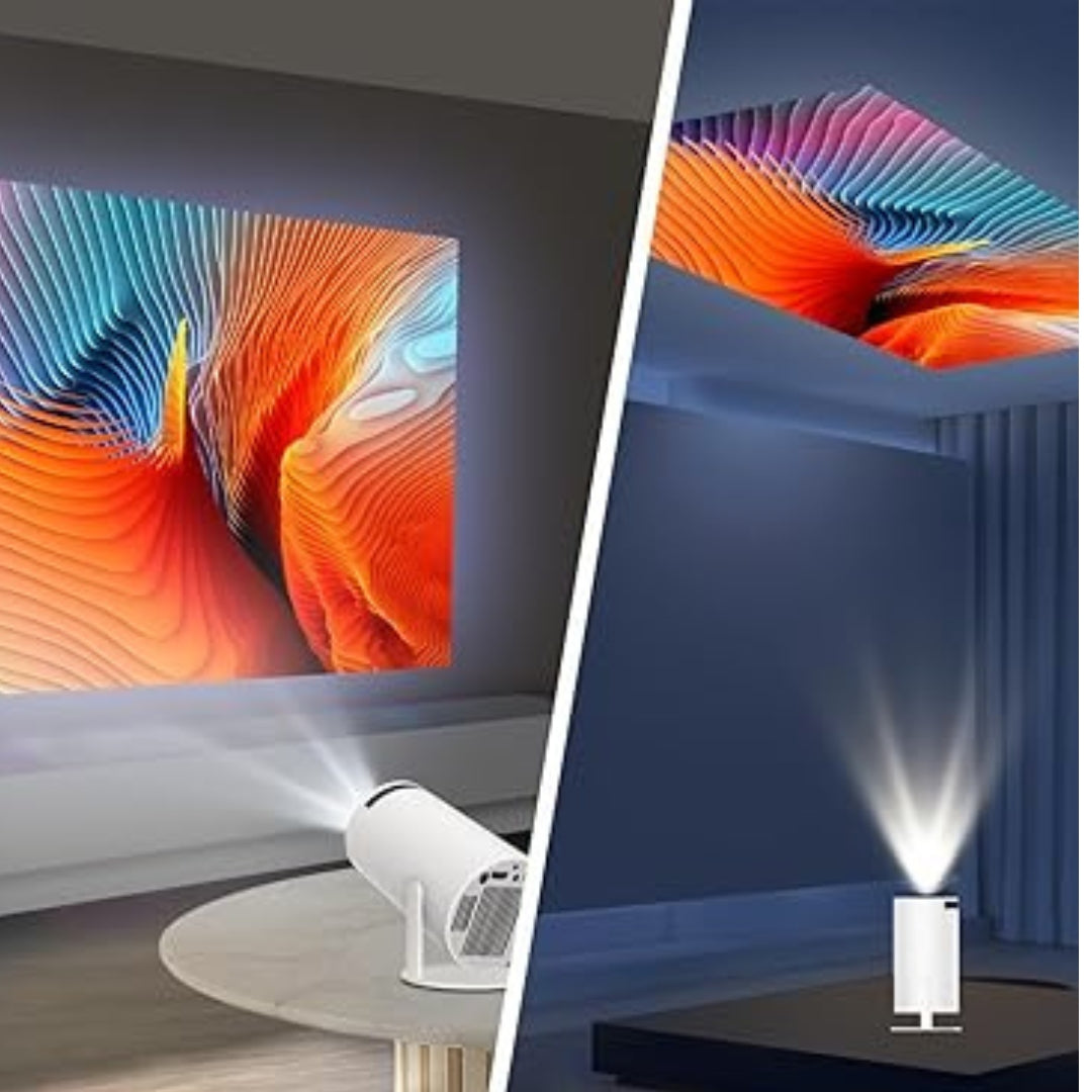 4K Projector voor Films en Games met Wi-Fi en Bluetooth