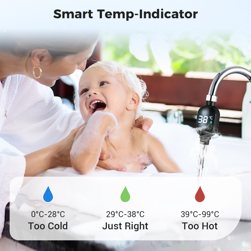 Douchethermometer Waterthermometer voor Veilig Douchen