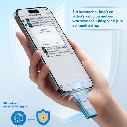 USB Backup Stick 4-in-1 voor Telefoon en Computer